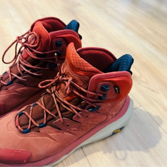 Hoka Red “ Oxford Rust” Kaha 2 GTX Hiking Boots 10.5 main image 4